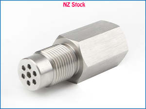 Exhaust: Oxygen O2 Sensor Adapter M18x1.5 Extender CEL Eliminator 304 SS
