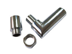 Exhaust: Oxygen Sensor Angled Extender 90 Degree O2 Bung Extension M18  x 1.5