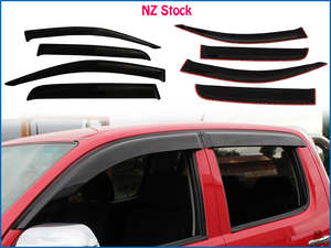 Window Visor Weather Shields Weathershields for Toyota Hilux Dual Cab 2005-2015
