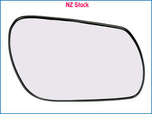 Mazda: Heated Right Driver Side Wing Mirror Glass for Mazda 3 03-10 BK Mazda 6 03-08