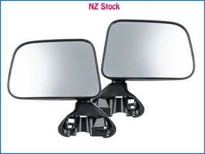 Mirrors: Passenger & Driver Side Mirrors Fits Toyota Hilux 1988-2005