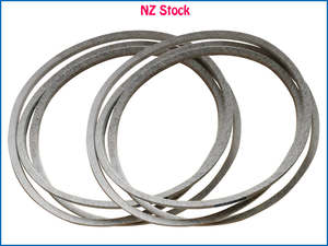 Lawnmover Parts: 2 x Deck Belt for 42" Cut John Deere & Sabre Ride on Mowers GX20072 GY20570