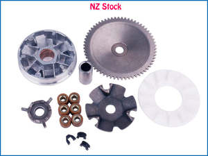 Absorber: Complete Variator Kit Fits GY6 49cc 50cc Chinese Scooter Moped