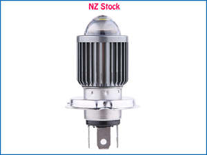 Motorcycle Headlight Bulbs H4 - White Light