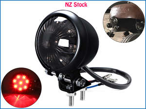 Light: 12V LED Stop Tail Light for Harley Bobber Chopper Cafe Racer