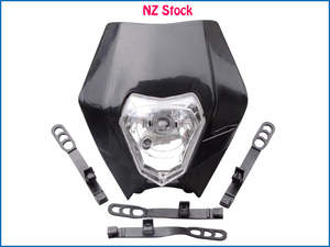 Motorcycle Dirt Bike KTM Headlight E-Marked