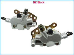 Dashboard: Front LH & RH Brake Caliper Fits Kawasaki Bayou 300 400 KLF300 400 KVF650 KVF750