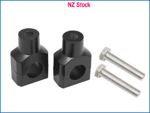 Grips: 22mm Handlebar Risers Fits Harley Bobber Chopper Honda Yamaha Suzuki Motorcycle