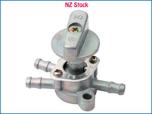 3 Way Gas Petcock Fuel Tank Shut Off Valve ATV Dirt Pit Bike Moped Go Kart 6mm