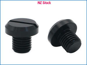 2pcs Motorcycle Mirror Hole Plugs Screws Bolts M10x1.25