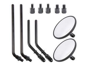 Motorcycle Mirrors: Universal Motorcycle Mirrors Harley Bobber Chopper