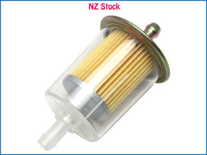 Fuel Tank: 8mm Inline Gas Petrol Fuel Filter Motorcycle Dirt Quad Bike