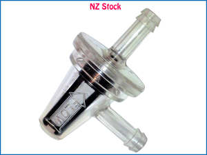 Fuel Tank: Motorcycle ATV 1/4" Right Angle Inline Gas Fuel Filter 6mm