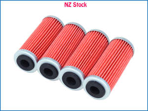 Fuel Tank: 4 x Oil Filters for KTM SMR EXC XC-F XCF SXF EXCF EXC-F XCF-W XCFW