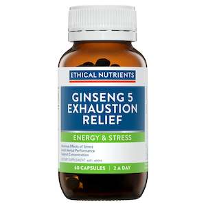 Ethical Nutrients Ginseng 5 Exhaustion Relief