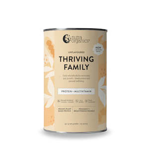Nutra Organics Thriving Family Protein + Multivitamin - Unflavoured