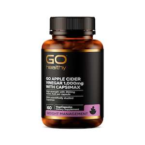 GO Healthy Go Apple Cider Vinegar 1,000mg with Capsimax