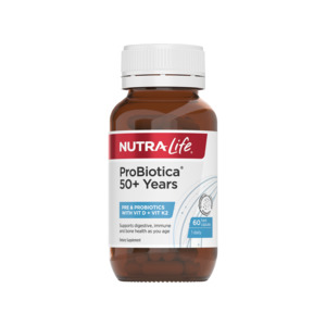 Nutra-Life ProBiotica 50+ Years Pre & Probiotics with Vit D + Vit K2