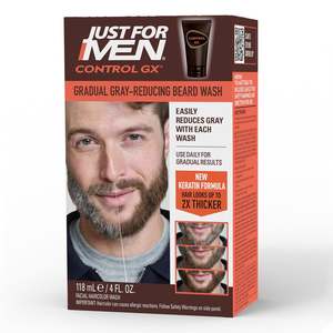 Just For Men: Just For Men Control GX Gradual Grey-Reducing Beard Wash