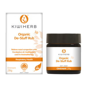 Kiwiherb Organic De-Stuff Rub