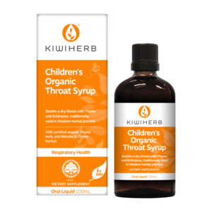 Kiwiherb Children's Organic Throat Syrup