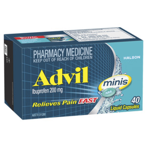 Advil Minis Liquid Capsules for Pain Relief