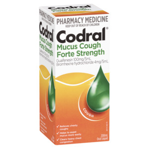 Codral Mucus Cough Forte Strength Oral Liquid