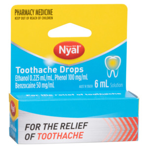 Pharmacy Only Medicines: Nyal Toothache Drops