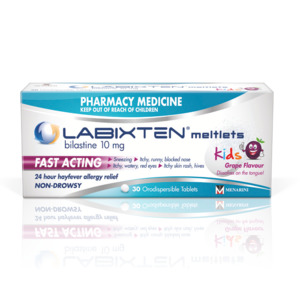 Labixten bilastine 10mg Melts for Kids