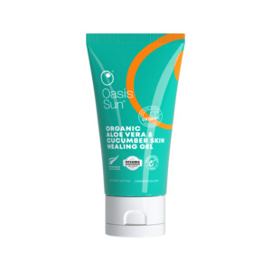 Oasis Beauty: Oasis Sun Organic Aloe Vera & Cucumber Skin Healing Gel