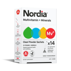 Nordia Multivitamin + Minerals Clean Powder Sachets