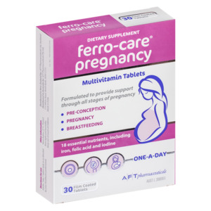 Multivitamins: Ferro-Care Pregnancy Multivitamin