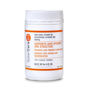 Niacin Vitamin B3: SolarCare B3 High Dose Vitamin B3 500mg