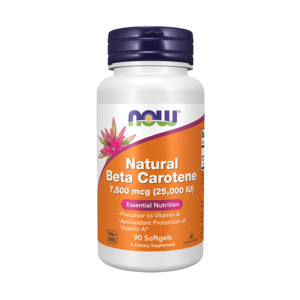 NOW Foods Beta Carotene Natural 7,500mcg (25,000IU)