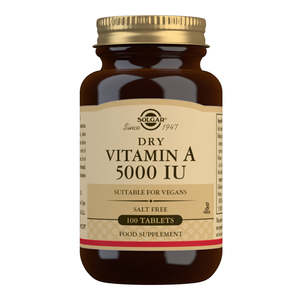 Vitamin A: Solgar Dry Vitamin A 5000 IU