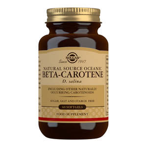 Vitamin A: Solgar Natural Source Oceanic Beta-Carotene