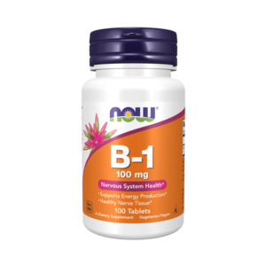 Vitamin B1: NOW Foods Vitamin B-1 100mg