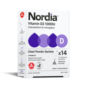 Nordia Vitamin D3 1000IU Clean Powder Sachets