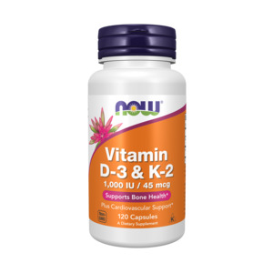 Vitamin D: NOW Foods Vitamin D-3 & K-2