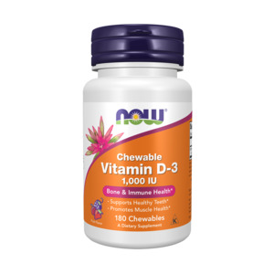 NOW Foods Vitamin D-3 1000 IU Chewable