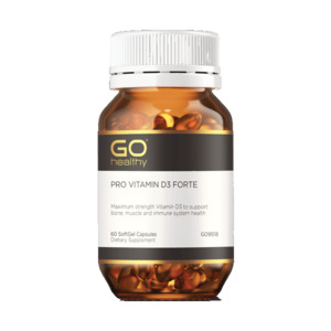 Vitamin D: GO Healthy Pro Vitamin D3 Forte