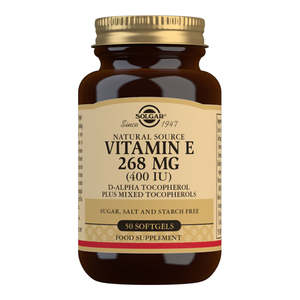 Vitamin E: Solgar Vitamin E 268mg (400IU)