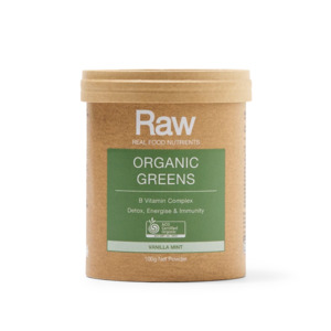 Amazonia: Amazonia Raw Organic Greens - Vanilla Mint Flavour