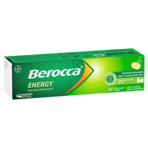 Berocca: Berocca Energy Pinelime Crush Flavour Effervescent Tablets