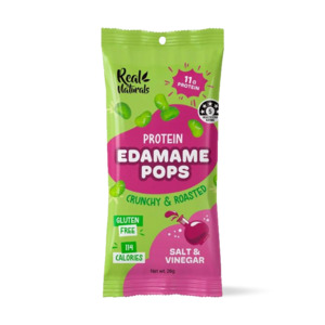 Out Of Stock: Real Naturals Protein Edamame Pops - Salt & Vinegar