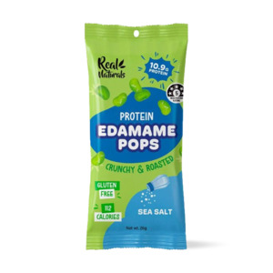Real Naturals Protein Edamame Pops - Sea Salt