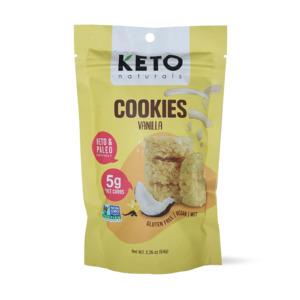 Out Of Stock: Keto Naturals Cookies - Vanilla