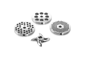 Products: 8 Mincer Plates and Knife (tre-spade & hakka)