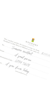 Neudorf Vineyards Gift Voucher $200