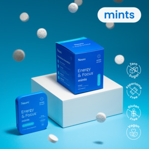 Products: Extra Strength Energy & Focus™ Mints
